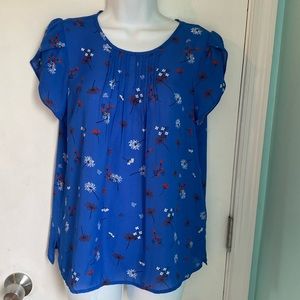 Stitch Fix Fun 2 Fun Callum Tulip sleeve floral blouse NWT